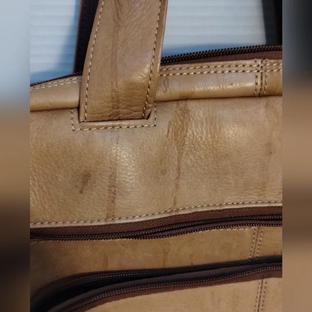 Wilson's Leather Tan Men's Laptop Bag